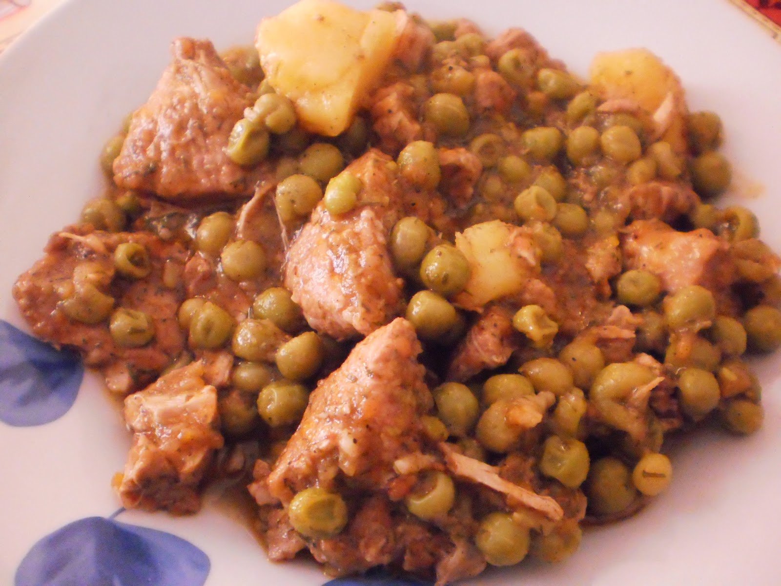 Casserole Beef with Peas