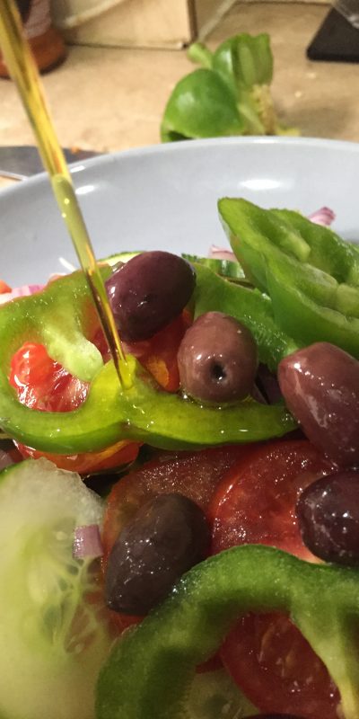 olive oil greek salad