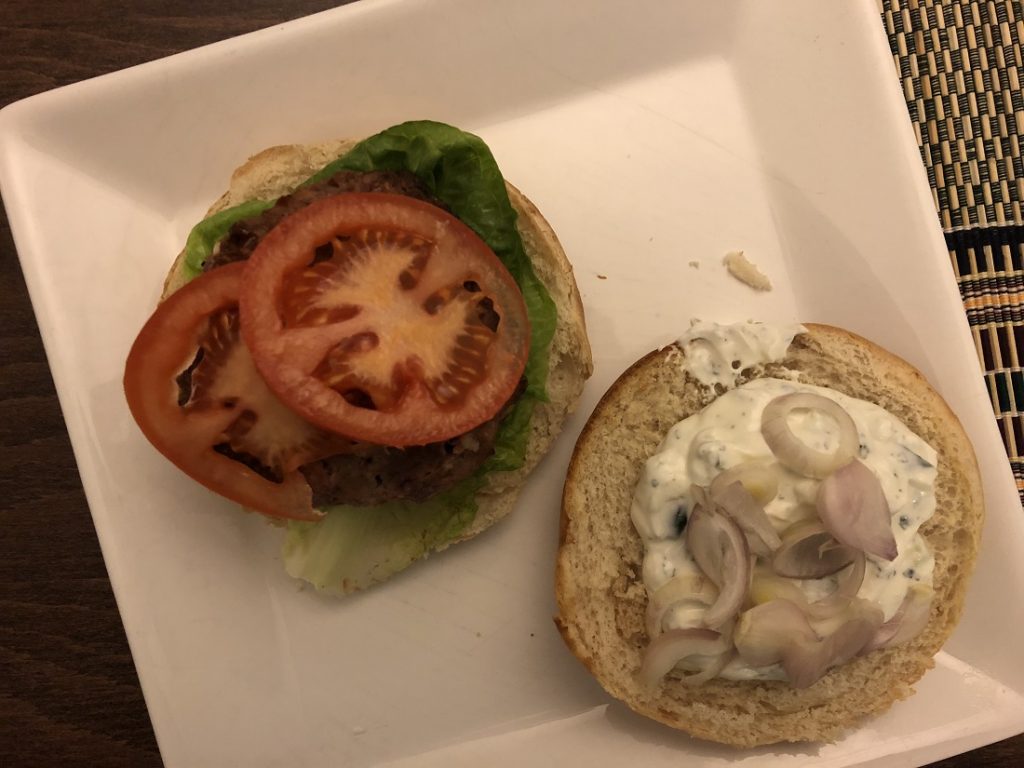 greek lamb burger