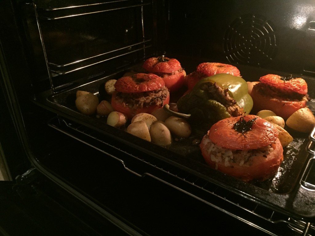 Stuffed tomatoes and peppers gemista