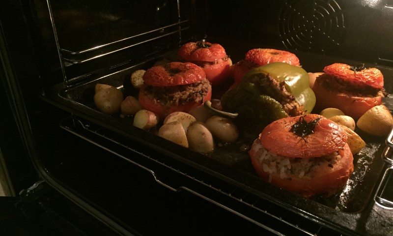 Gemista – Greek Stuffed tomatoes and peppers