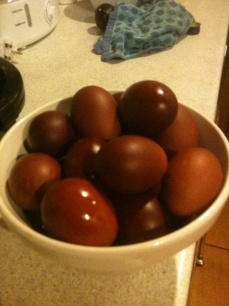 Easter Red Eggs