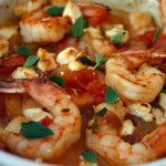 prawn saganaki