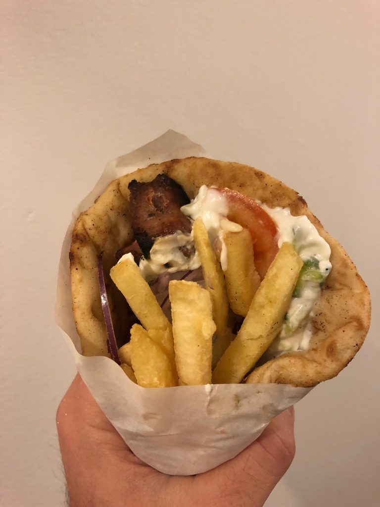 Souvlaki Pita Bread with Pork | The Greek Food