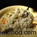 cabbage and leek rice