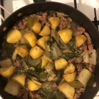 chard with beef
