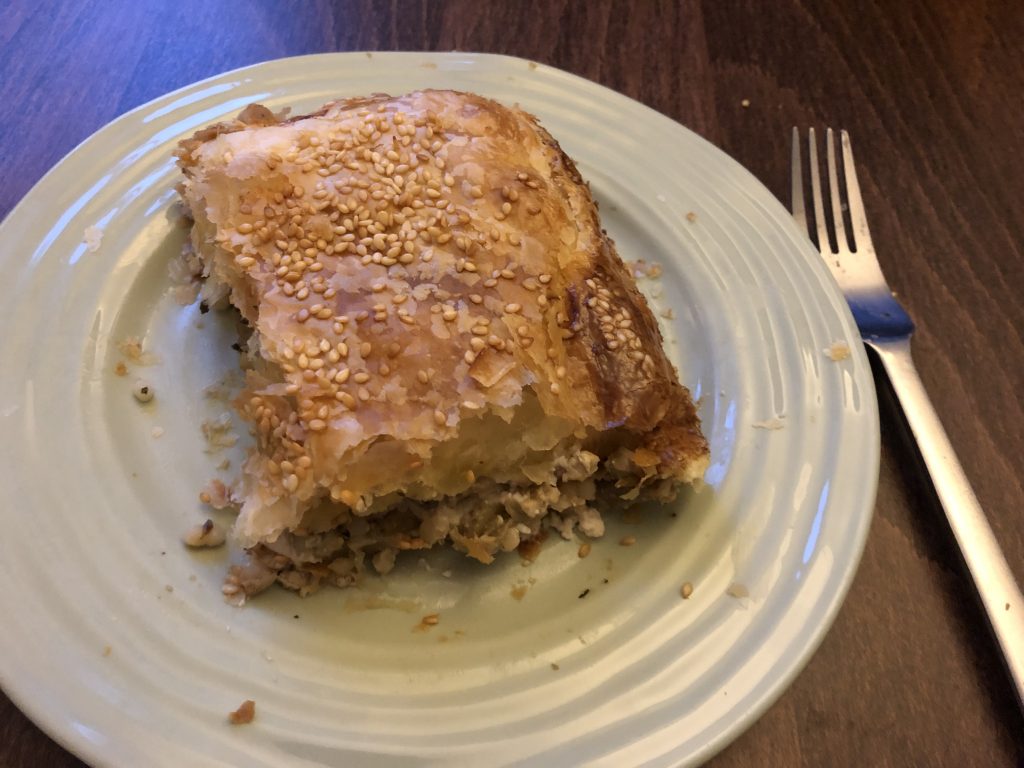 aubergine pie