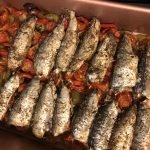 Sardines with vegetables